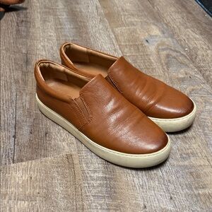 Frye Women’s Brown Leather Slip-On Loafer